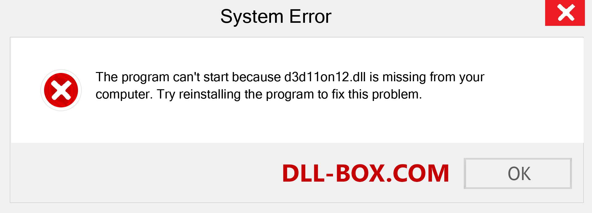  d3d11on12.dll file is missing?. Download for Windows 7, 8, 10 - Fix  d3d11on12 dll Missing Error on Windows, photos, images